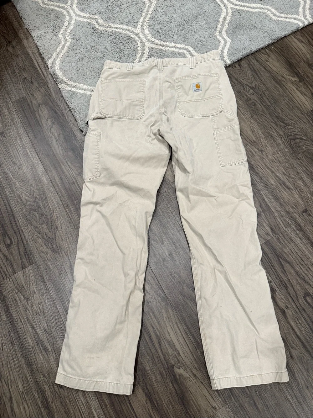 Carhartt Beige Cargo Work Pants